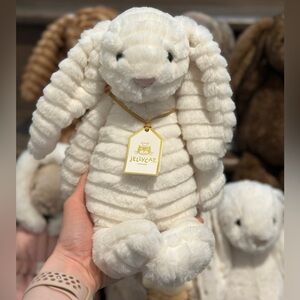 Rare 🤍 Jellycat Bashful Luxe Bunny Nimbus - Premium Softness